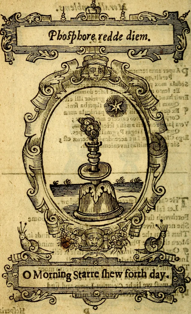 An illustration from Lychnocausia : sive Moralia facum emblemata : lights, morall emblems, 1638, leaf 73