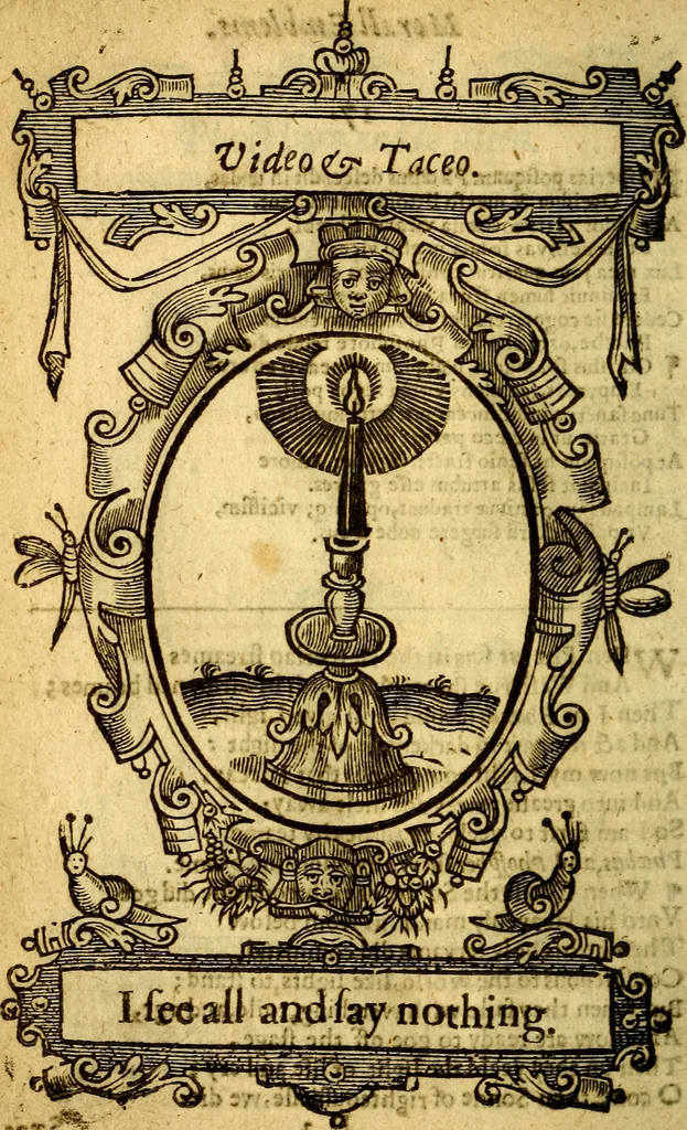 An illustration from Lychnocausia : sive Moralia facum emblemata : lights, morall emblems, 1638, leaf 75