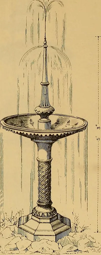 An illustration from Macfarlane's castings : ornamental fountains, park and garden seats, &c, 1885, leaf 10
