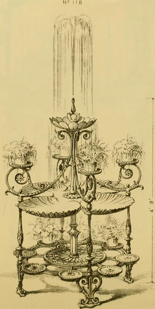 An illustration from Macfarlane's castings : ornamental fountains, park and garden seats, &c, 1885, leaf 11