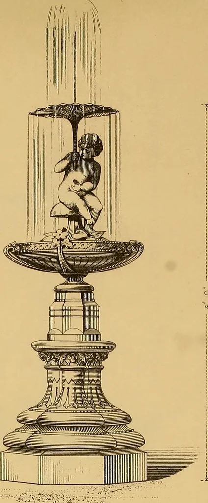 An illustration from Macfarlane's castings : ornamental fountains, park and garden seats, &c, 1885, leaf 12