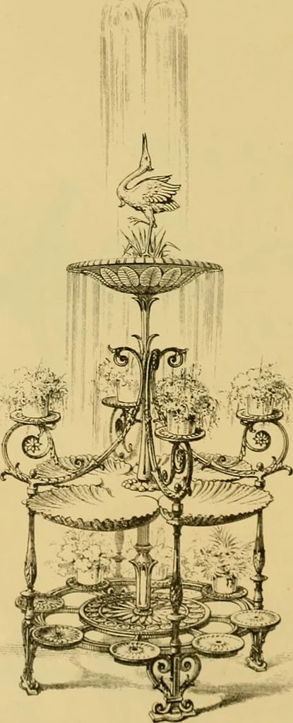 An illustration from Macfarlane's castings : ornamental fountains, park and garden seats, &c, 1885, leaf 13