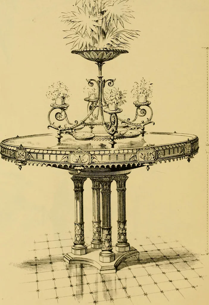 An illustration from Macfarlane's castings : ornamental fountains, park and garden seats, &c, 1885, leaf 15
