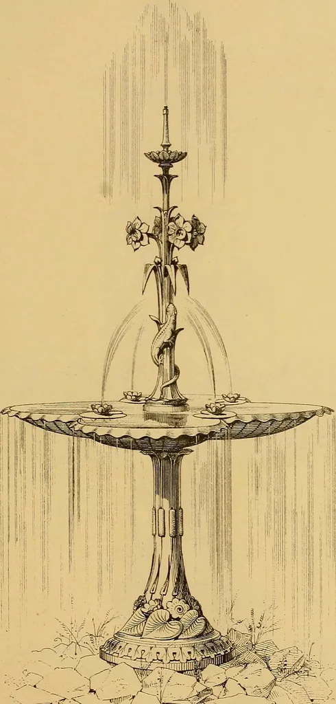 An illustration from Macfarlane's castings : ornamental fountains, park and garden seats, &c, 1885, leaf 16