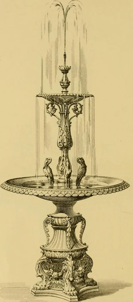 An illustration from Macfarlane's castings : ornamental fountains, park and garden seats, &c, 1885, leaf 17