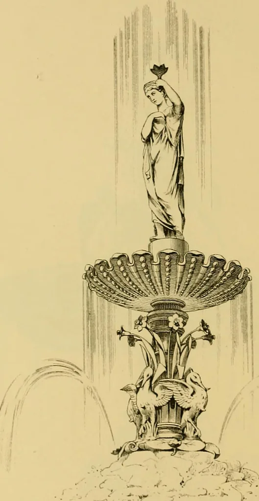 An illustration from Macfarlane's castings : ornamental fountains, park and garden seats, &c, 1885, leaf 19