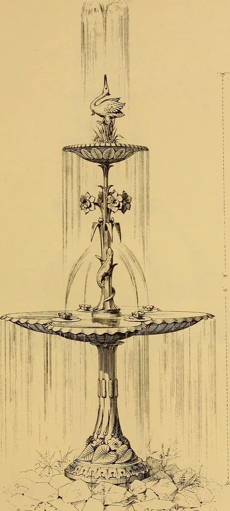 An illustration from Macfarlane's castings : ornamental fountains, park and garden seats, &c, 1885, leaf 20