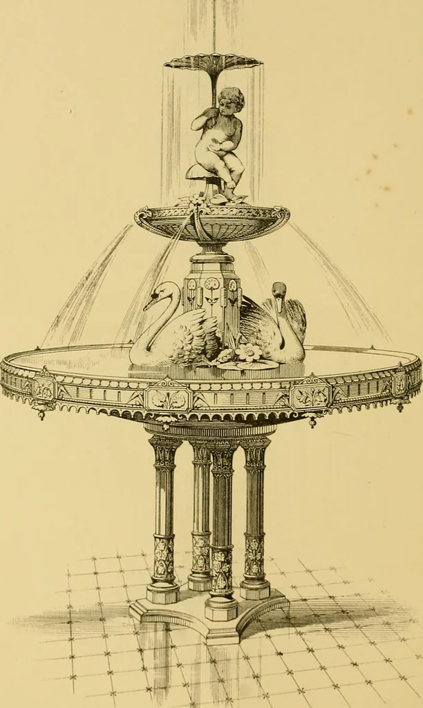 An illustration from Macfarlane's castings : ornamental fountains, park and garden seats, &c, 1885, leaf 21