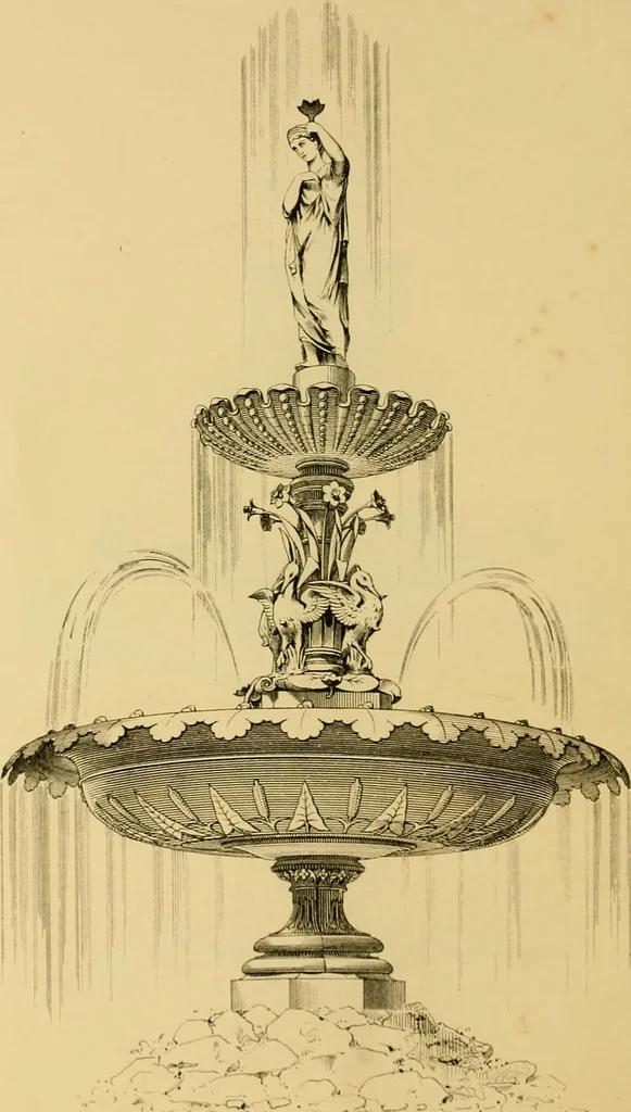 An illustration from Macfarlane's castings : ornamental fountains, park and garden seats, &c, 1885, leaf 23