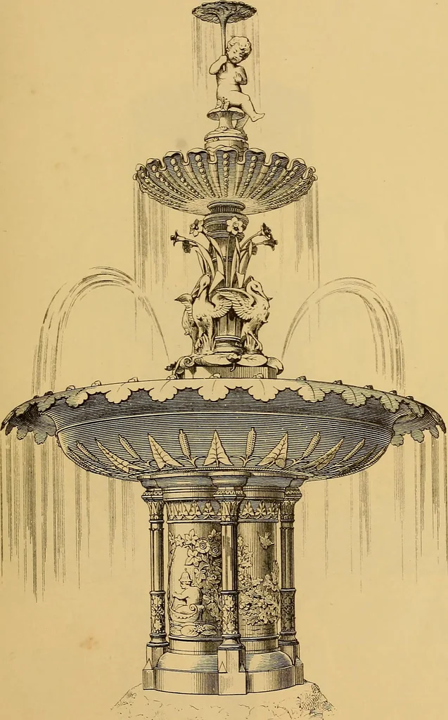 An illustration from Macfarlane's castings : ornamental fountains, park and garden seats, &c, 1885, leaf 24