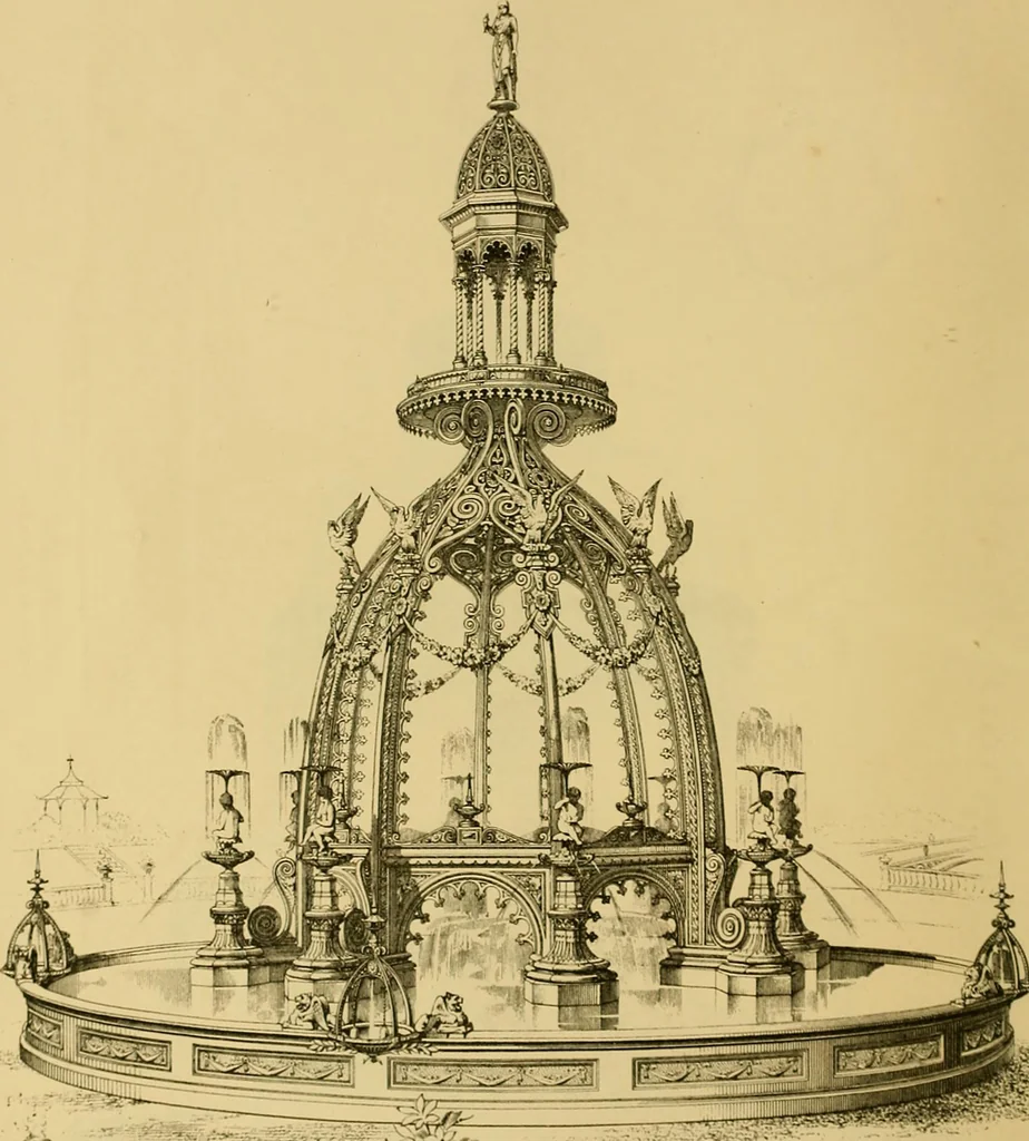 An illustration from Macfarlane's castings : ornamental fountains, park and garden seats, &c, 1885, leaf 29