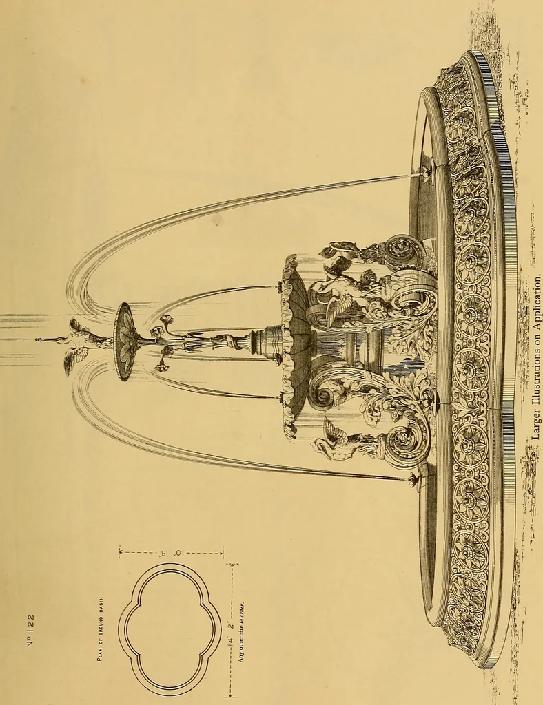 An illustration from Macfarlane's castings : ornamental fountains, park and garden seats, &c, 1885, leaf 30