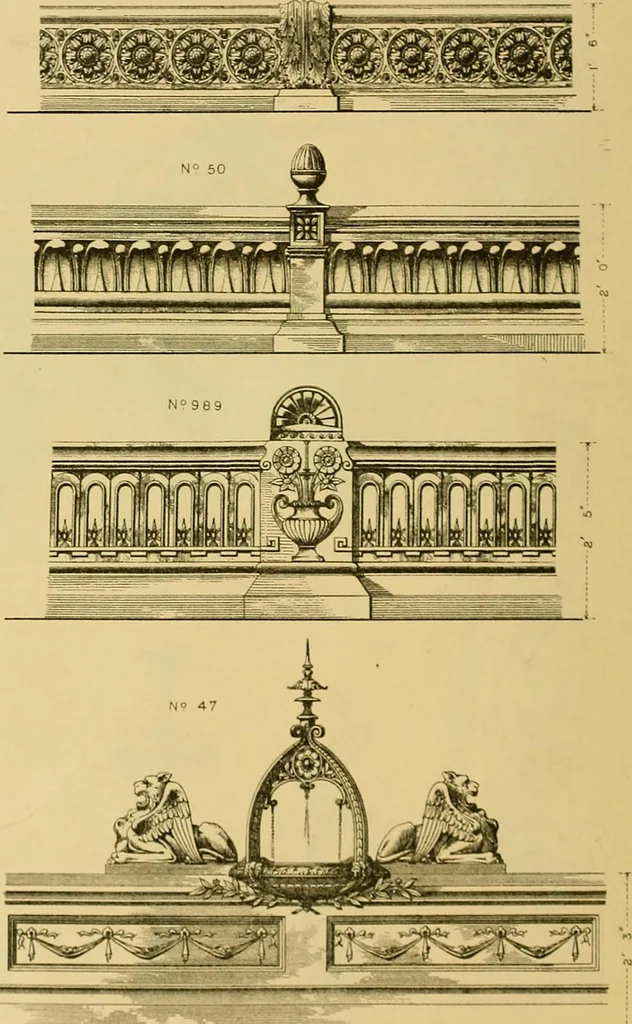 An illustration from Macfarlane's castings : ornamental fountains, park and garden seats, &c, 1885, leaf 33