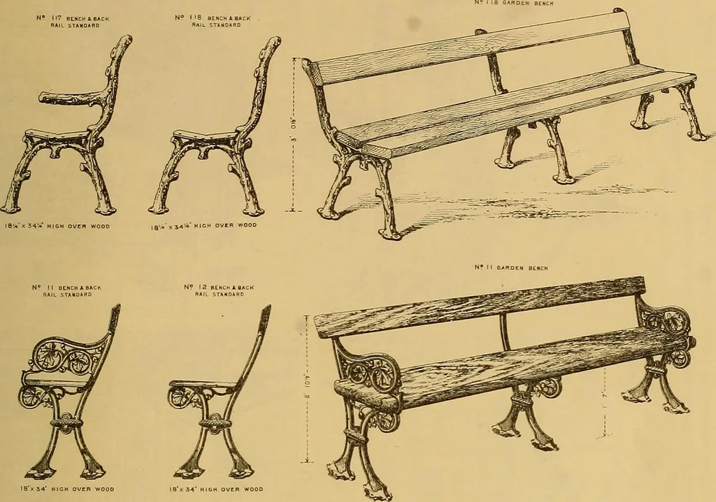 An illustration from Macfarlane's castings : ornamental fountains, park and garden seats, &c, 1885, leaf 36