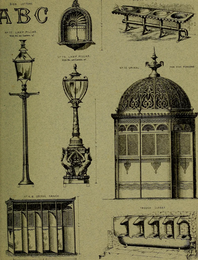 An illustration from Macfarlane's castings : ornamental fountains, park and garden seats, &c, 1885, leaf 40