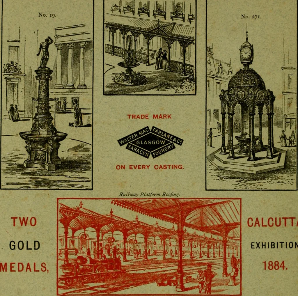 An illustration from Macfarlane's castings : ornamental fountains, park and garden seats, &c, 1885, leaf 41