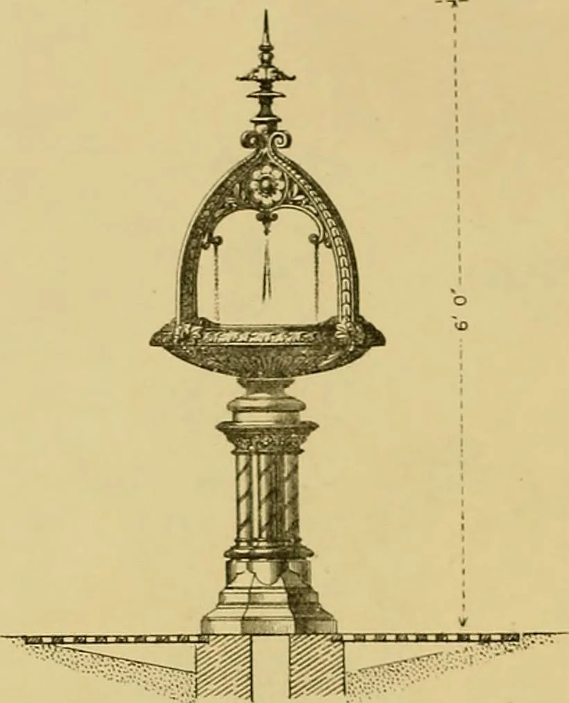 An illustration from Macfarlane's castings : ornamental fountains, park and garden seats, &c, 1885, leaf 7