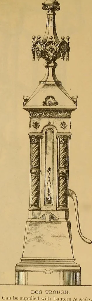 An illustration from Macfarlane's castings : ornamental fountains, park and garden seats, &c, 1885, leaf 8