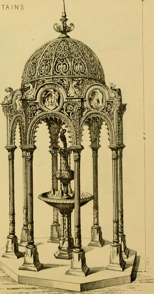 An illustration from Macfarlane's castings : ornamental fountains, park and garden seats, &c, 1885, leaf 9