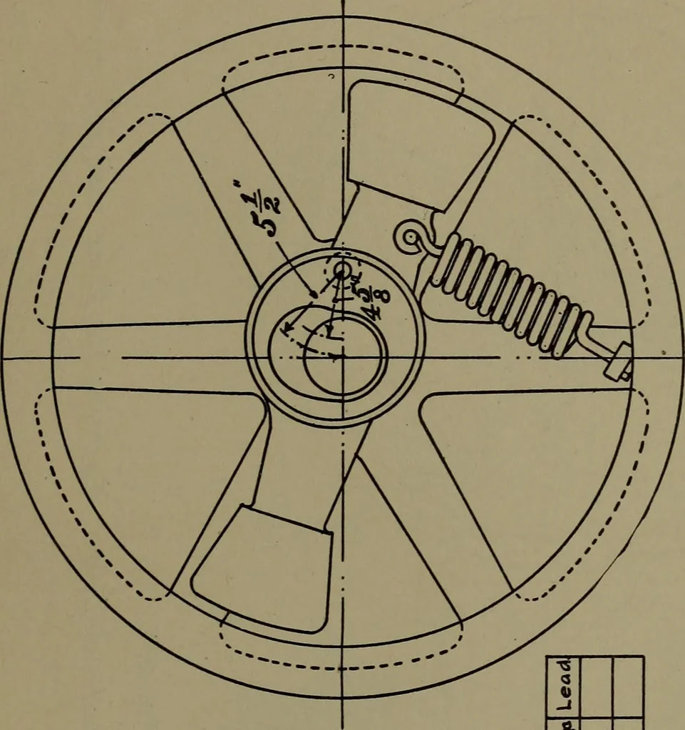 An illustration from Machine design, 1913, leaf 370