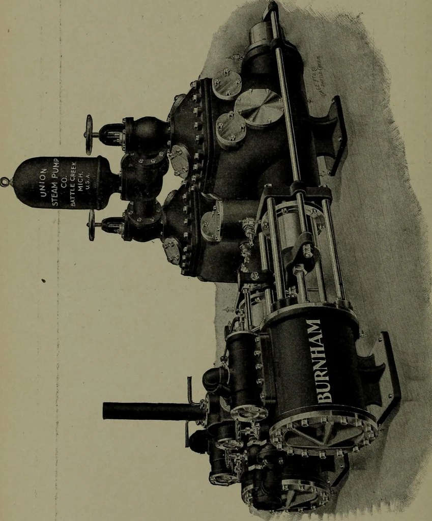 An illustration from Machine drawing; a practical guide to the standard methods of graphical representation of machines, including complete detail drawings of a duplex pump and of a direct-current generator, 1914, leaf 169
