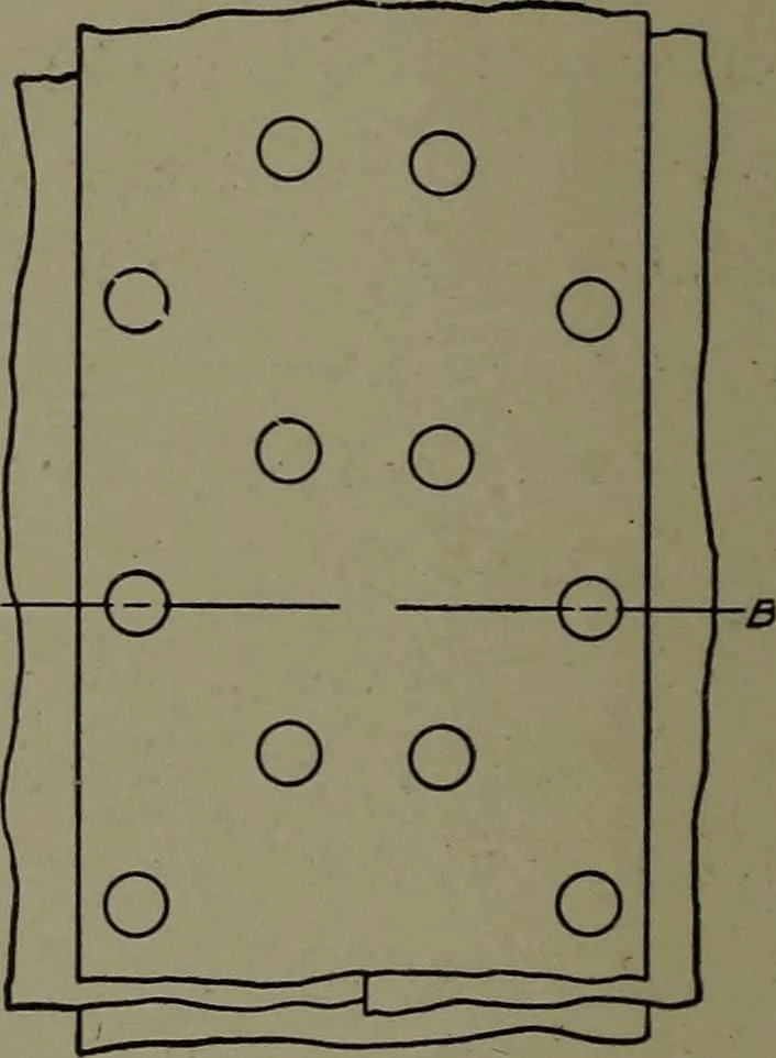 An illustration from Machine drawing; a practical guide to the standard methods of graphical representation of machines, including complete detail drawings of a duplex pump and of a direct-current generator, 1914, leaf 17