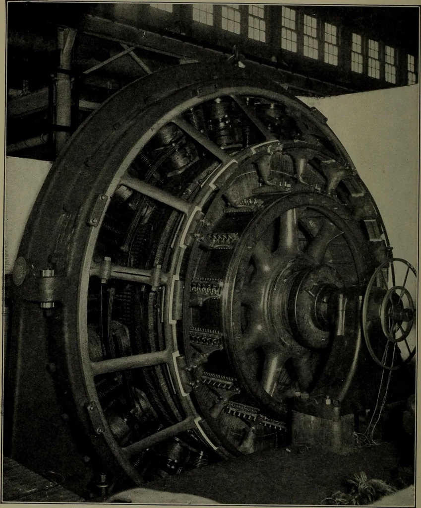 An illustration from Machine drawing; a practical guide to the standard methods of graphical representation of machines, including complete detail drawings of a duplex pump and of a direct-current generator, 1914, leaf 233