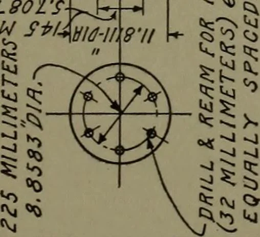 An illustration from Machine drawing; a practical guide to the standard methods of graphical representation of machines, including complete detail drawings of a duplex pump and of a direct-current generator, 1914, leaf 278