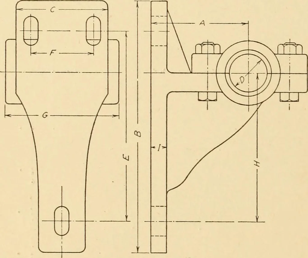 An illustration from Machine drawing; a text and problem book for technical students and draftsmen, 1921, leaf 101