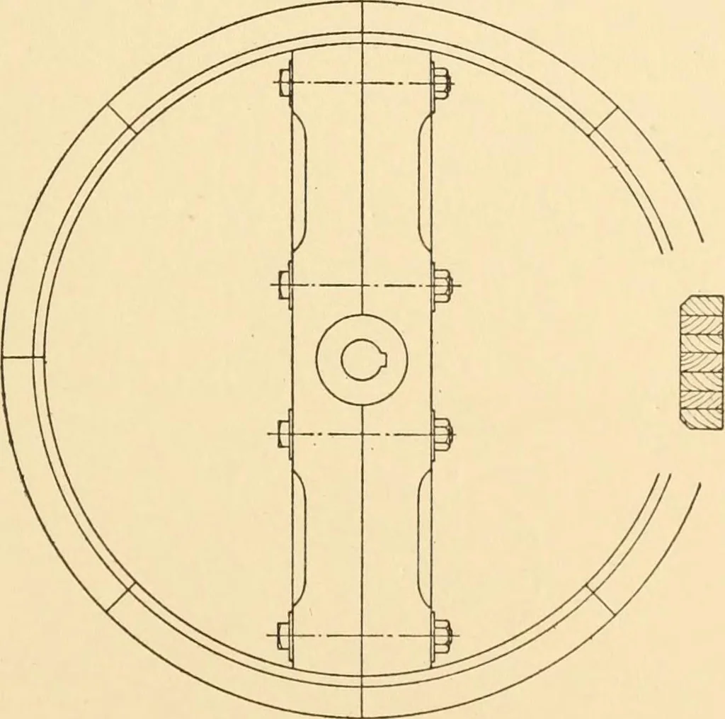 An illustration from Machine drawing; a text and problem book for technical students and draftsmen, 1921, leaf 106