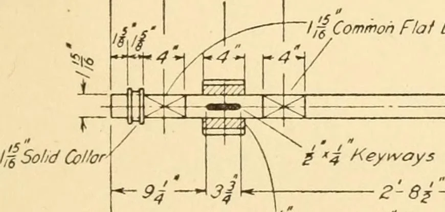 An illustration from Machine drawing; a text and problem book for technical students and draftsmen, 1921, leaf 110