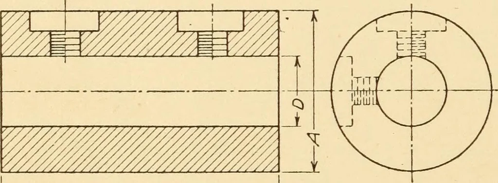 An illustration from Machine drawing; a text and problem book for technical students and draftsmen, 1921, leaf 111