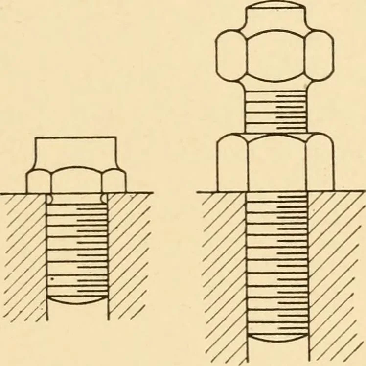An illustration from Machine drawing; a text and problem book for technical students and draftsmen, 1921, leaf 120