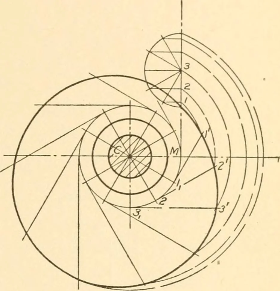 An illustration from Machine drawing; a text and problem book for technical students and draftsmen, 1921, leaf 134