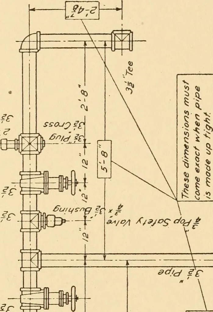 An illustration from Machine drawing; a text and problem book for technical students and draftsmen, 1921, leaf 151
