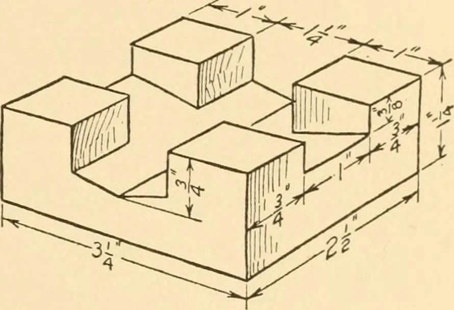 An illustration from Machine drawing; a text and problem book for technical students and draftsmen, 1921, leaf 156