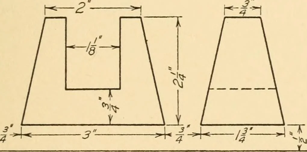 An illustration from Machine drawing; a text and problem book for technical students and draftsmen, 1921, leaf 156