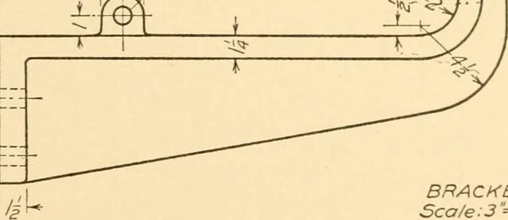 An illustration from Machine drawing; a text and problem book for technical students and draftsmen, 1921, leaf 158