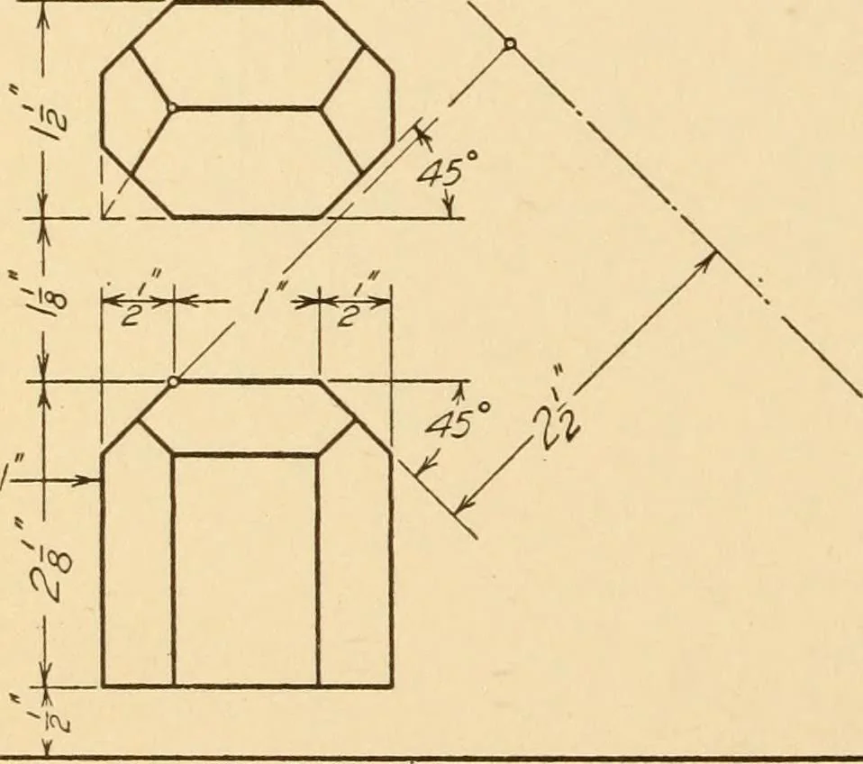 An illustration from Machine drawing; a text and problem book for technical students and draftsmen, 1921, leaf 159