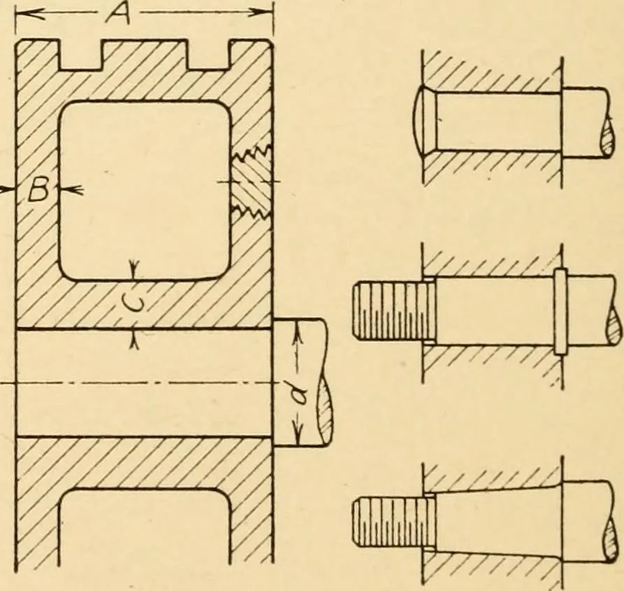 An illustration from Machine drawing; a text and problem book for technical students and draftsmen, 1921, leaf 179