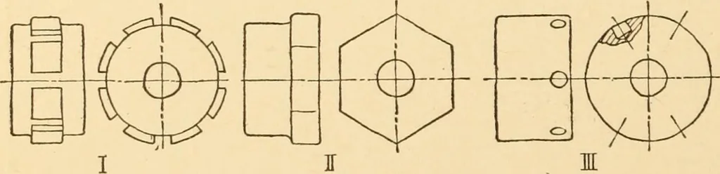 An illustration from Machine drawing; a text and problem book for technical students and draftsmen, 1921, leaf 181