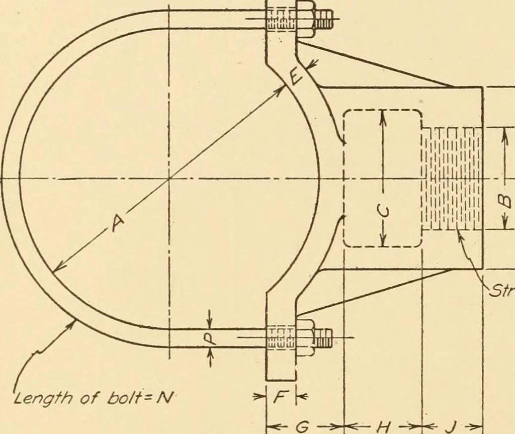 An illustration from Machine drawing; a text and problem book for technical students and draftsmen, 1921, leaf 191