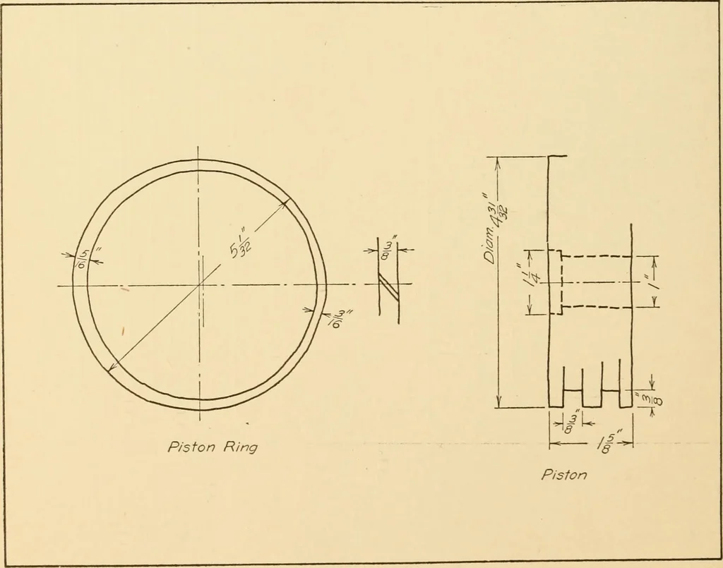 An illustration from Machine drawing; a text and problem book for technical students and draftsmen, 1921, leaf 195