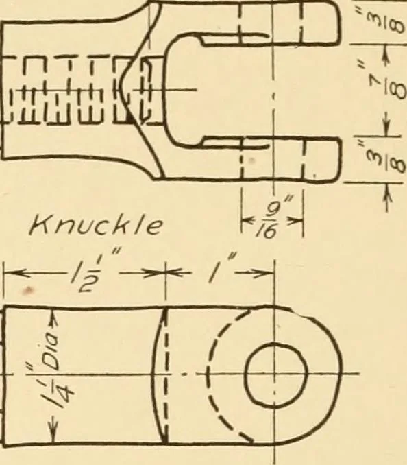 An illustration from Machine drawing; a text and problem book for technical students and draftsmen, 1921, leaf 199
