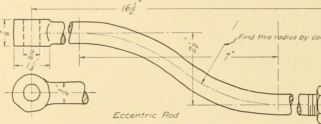 An illustration from Machine drawing; a text and problem book for technical students and draftsmen, 1921, leaf 199