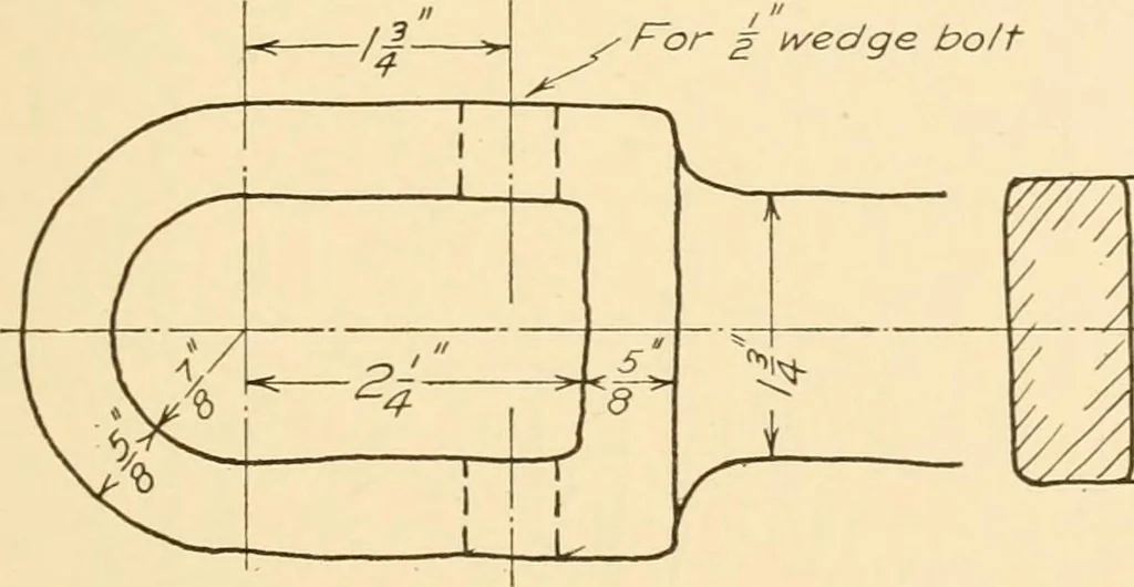An illustration from Machine drawing; a text and problem book for technical students and draftsmen, 1921, leaf 200