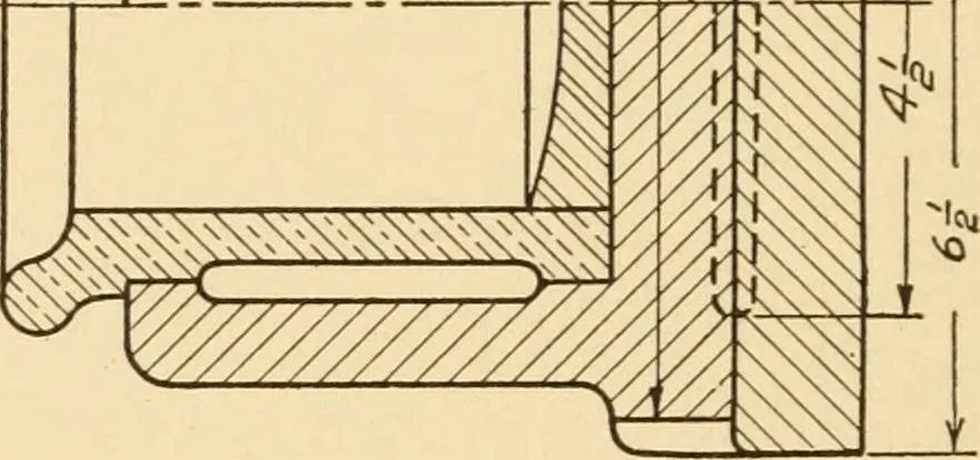 An illustration from Machine drawing; a text and problem book for technical students and draftsmen, 1921, leaf 205