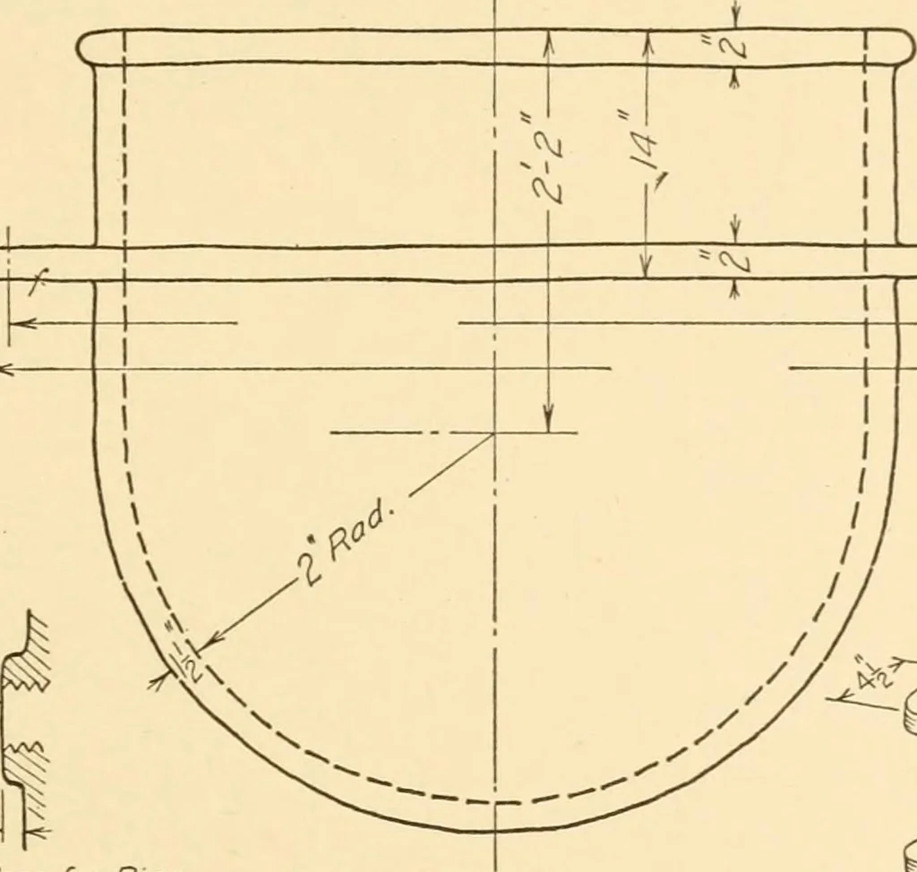An illustration from Machine drawing; a text and problem book for technical students and draftsmen, 1921, leaf 206