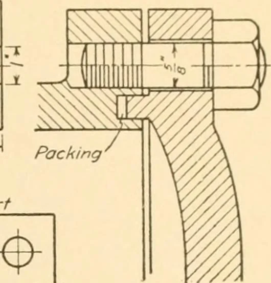 An illustration from Machine drawing; a text and problem book for technical students and draftsmen, 1921, leaf 220