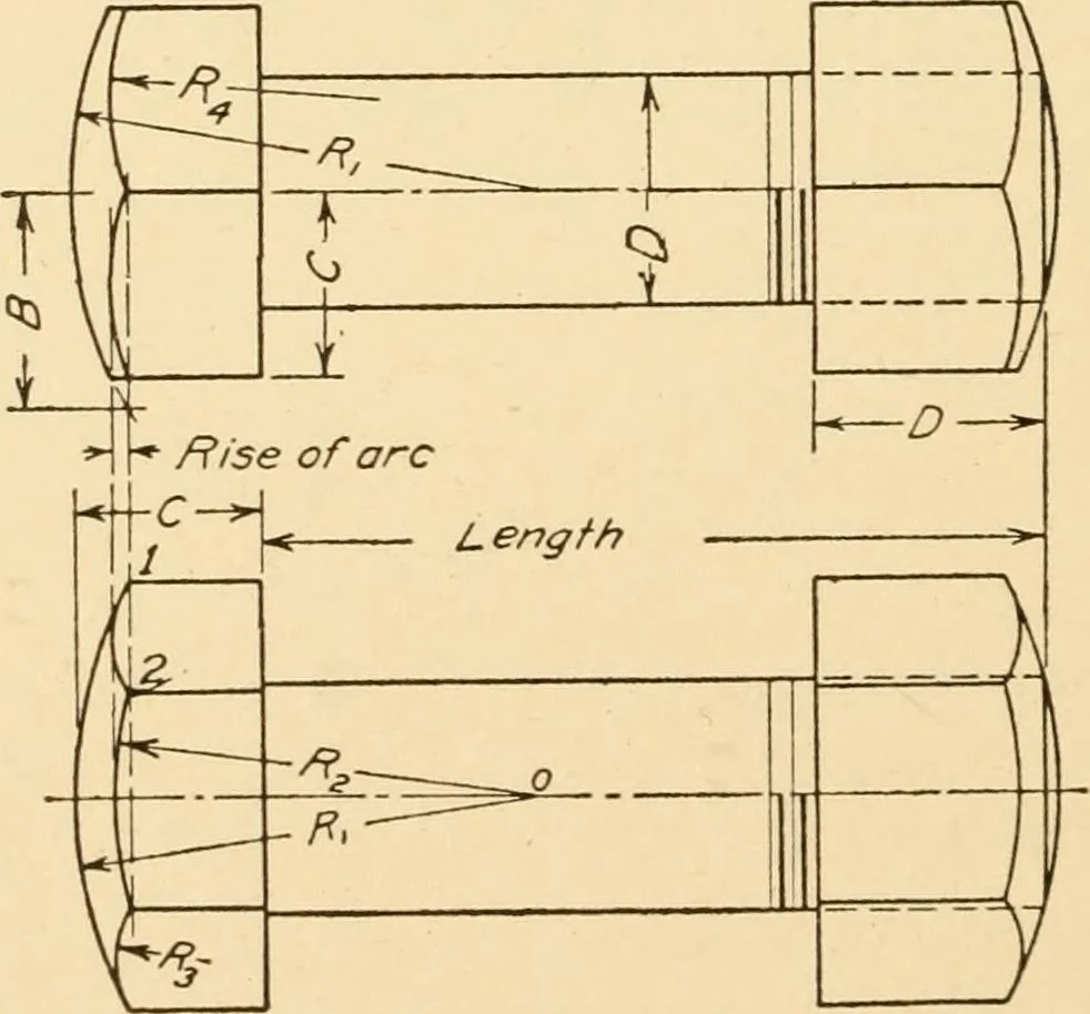 An illustration from Machine drawing; a text and problem book for technical students and draftsmen, 1921, leaf 31